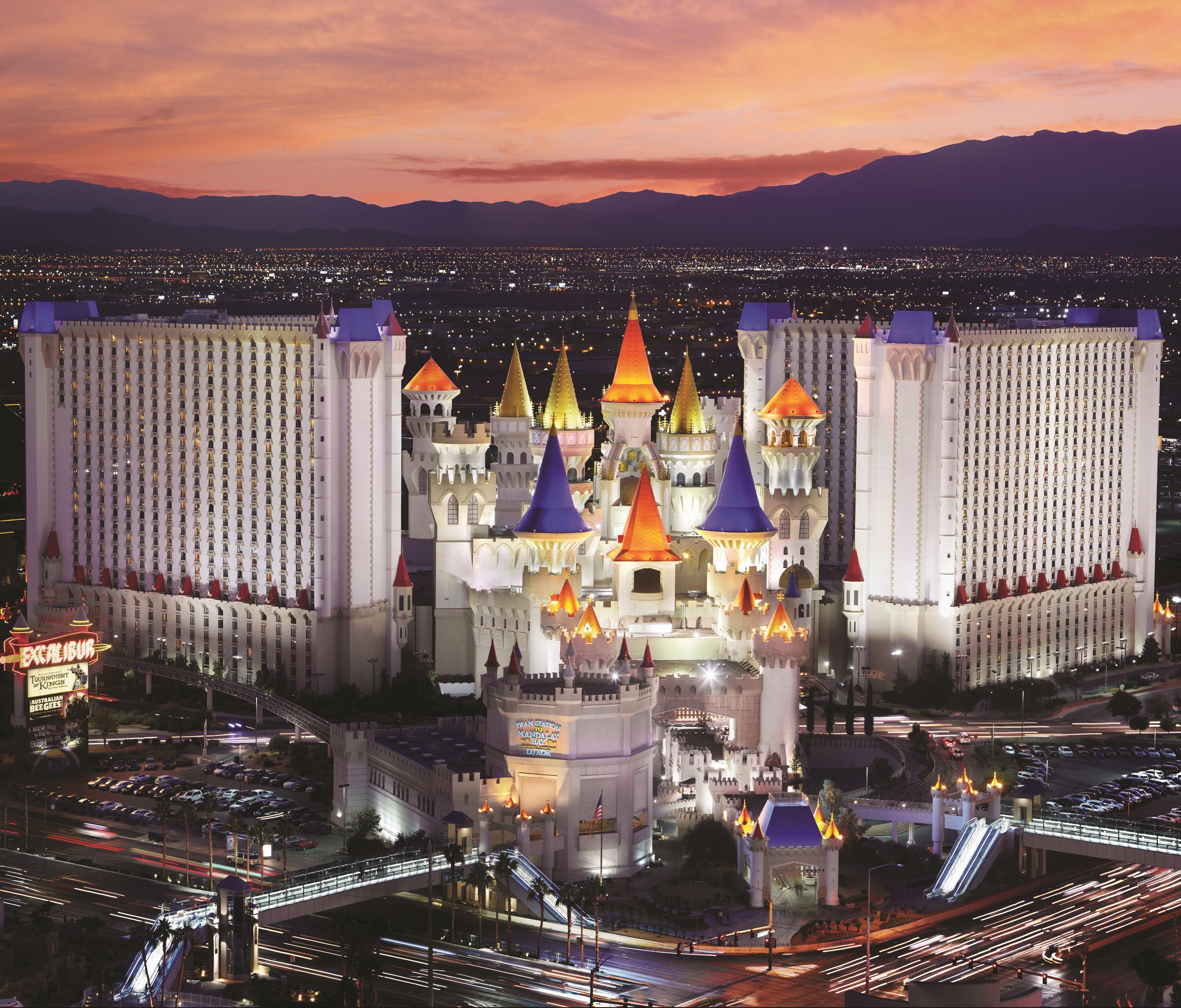 Las Vegas hotéis de luxuosos glamour e cassinos